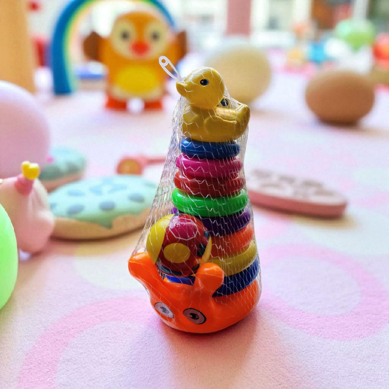 Aros Apilables de Pato con Pelota