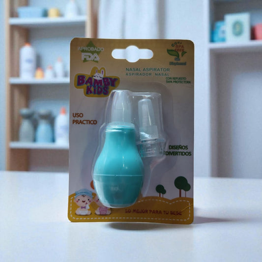 Aspirador Nasal Practico Celeste